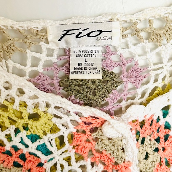 Vintage Crochet Cardigan - Picture 4 of 4